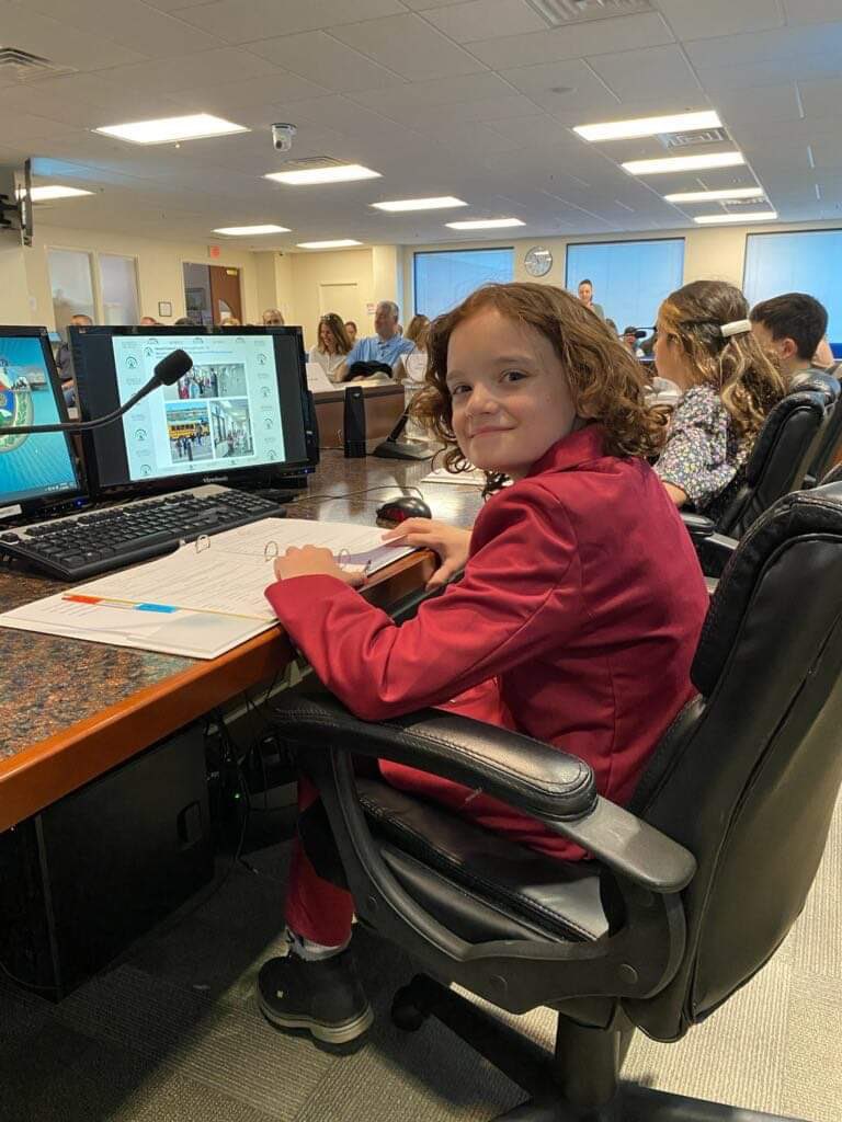 ReneeG117's tweet photo. I can’t thank the @HowellTwpK8 BOE enough for such an amazing experience with the student BOE day! J had the most amazing time! Also thanks to @ClaireEngleTech for showing him the ropes of being the Director of Digital Learning. You are so kind &amp; educational! @HowellTwpAldrch https://t.co/dzJfZsp2YS