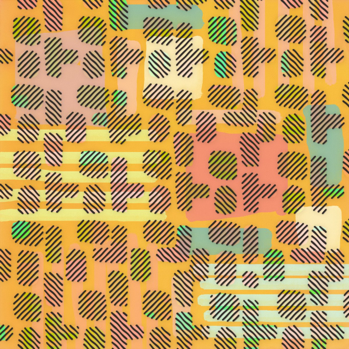 digconart's tweet image. Today&apos;s is a little &quot;Hand Wavy&quot; 40x40. #art #abstractart #artist #contemporaryart #generativeart #artistontwitter #digitalart #artoftheday