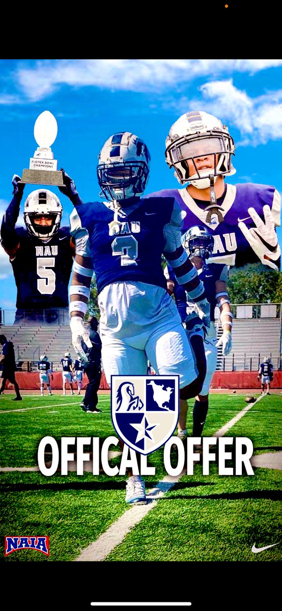 LetarianSims's tweet image. After a great talk with Coach @Gifted_22 and the @NAU_FB Organization I am proud to say that I have received on offer from North American University 💙💙🦾