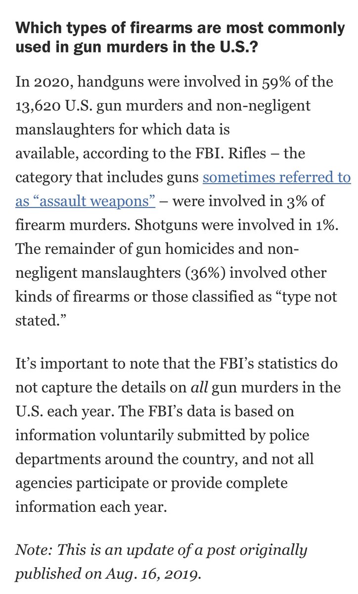 TylerjBusch's tweet photo. @elricpedder @calebparke @POTUS Some how these rifles made for death account for than 3% of gun deaths. https://t.co/BryML0yEQb