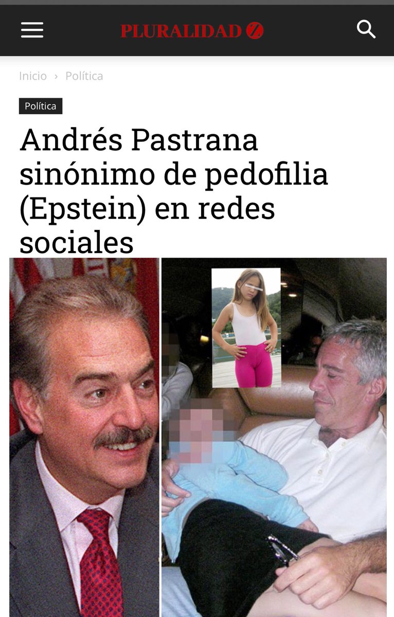 DrHerSigenMoAl's tweet photo. Sarah Ransome víctima de Jeffrey Epstein dice que Andrés Pastrana estuvo en la isla de la pedofilia abusando de menores de 10 años.

👇🏻👇🏻👇🏻 https://t.co/SaXi0Mbb15