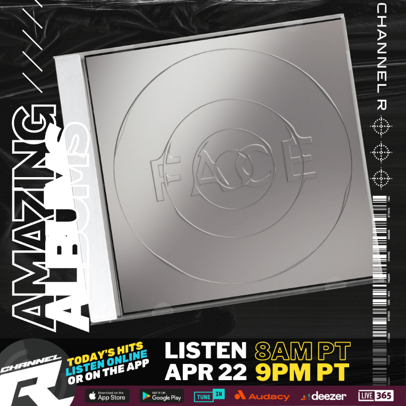 channelrradio's tweet photo. 💿Congratulations to #Jimin! 'FACE' is the WINNER of #ChannelRAmazingAlbums for April!

The album plays in it's entirety, TWICE, commercial-free this Saturday, April 22nd, on the Amazing Albums show! Click👇for all the results and showtimes in your local city.