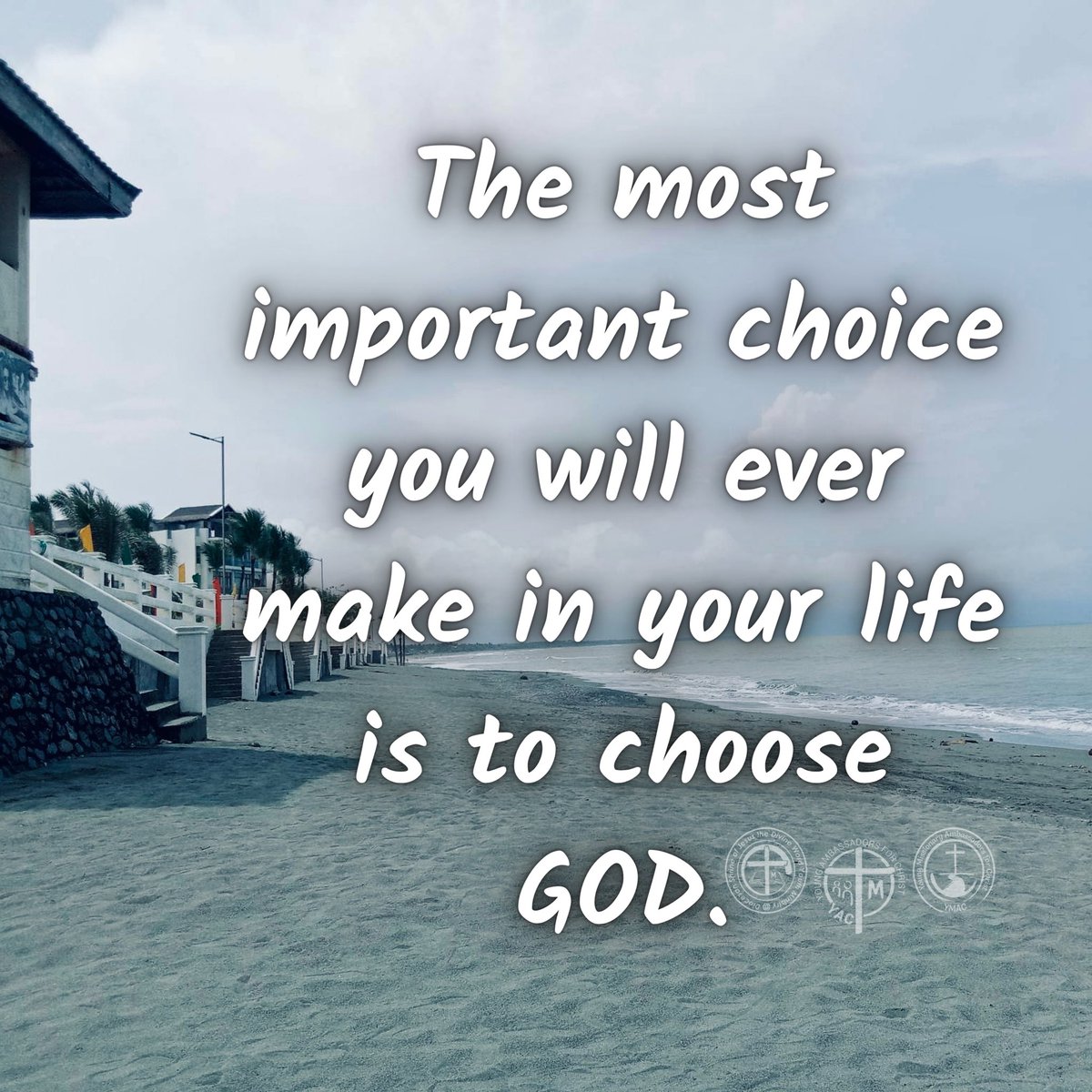 YMACmomqpm's tweet photo. The most important choice you will ever make in your life is to choose GOD.
***
May the holy Triune God bless you always and in all ways!
#YAC #YMAC #SYM #SVDyouth
#SHRINEyouthMinistry #ShrineYouth
#DrawnToFollow #PromoteTheGospel
#PromotionToLOVEtheWORDofGOD
#UnfailingGrace https://t.co/wlXnj0MtEF