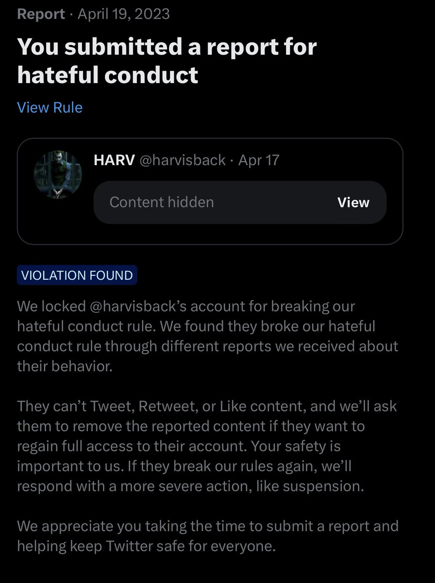 Variax123's tweet photo. @ComicLoverMari @harvisback At least they locked his account https://t.co/oDjZoyx0tI