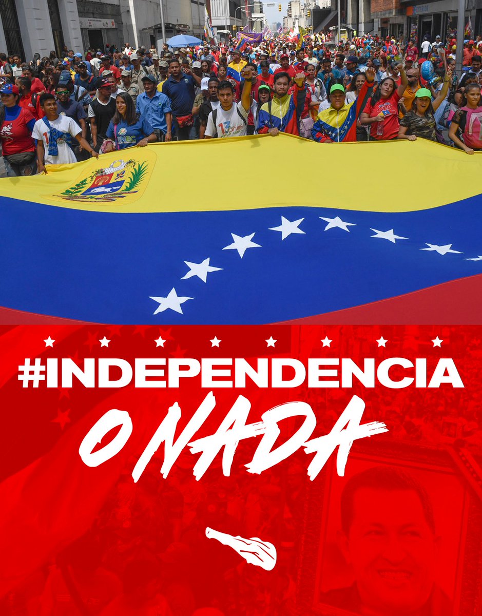 ¡Leales Siempre!... ¡Traidores Nunca! 
#IndependenciaONada 
<a href="/dcabellor/">Diosdado Cabello R</a> <a href="/PartidoPSUV/">PSUV</a> <a href="/PsuvAragua_ofic/">PartidoPSUVAragua</a> <a href="/Soykarinacarpio/">Karina Carpio</a>