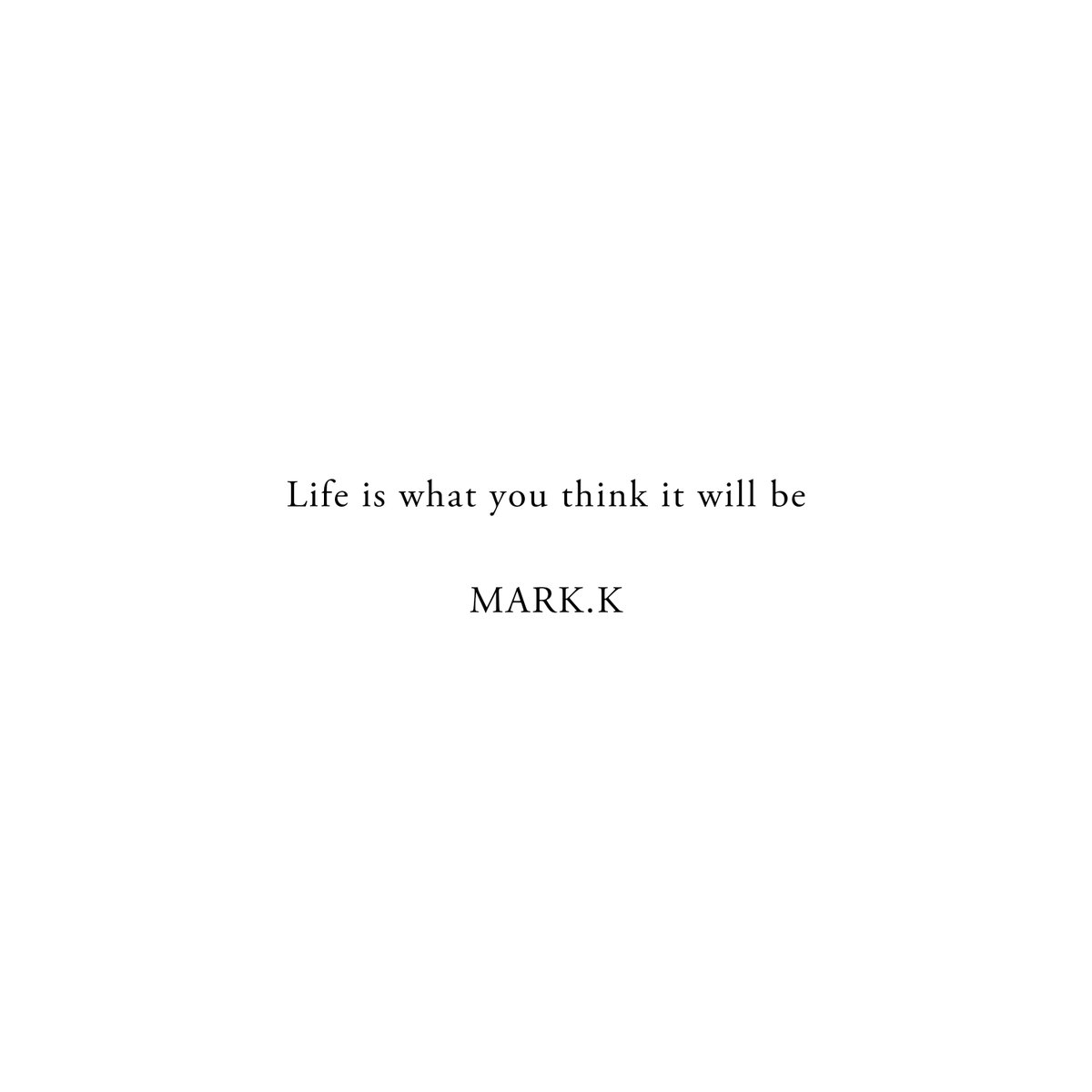 mark_k_world's tweet photo. Life is what you think it will be

#poem #poems #poetry #poet #lyric #lyrics #singersongwriter

What do you think about this poem? Share your thoughts.

Listen to my music and follow me on Spotify.
https://t.co/nO9qU3S78Y https://t.co/uxh0Nt81pV