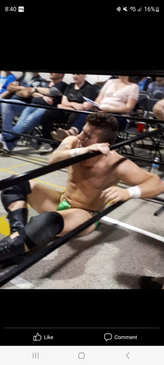 AutumnPearce19's tweet photo. @The_MJF @AEW going through some old photos, came across this one, way back when, in a little town called Napanee. That he looked familiar. https://t.co/zTxP0J0S6O