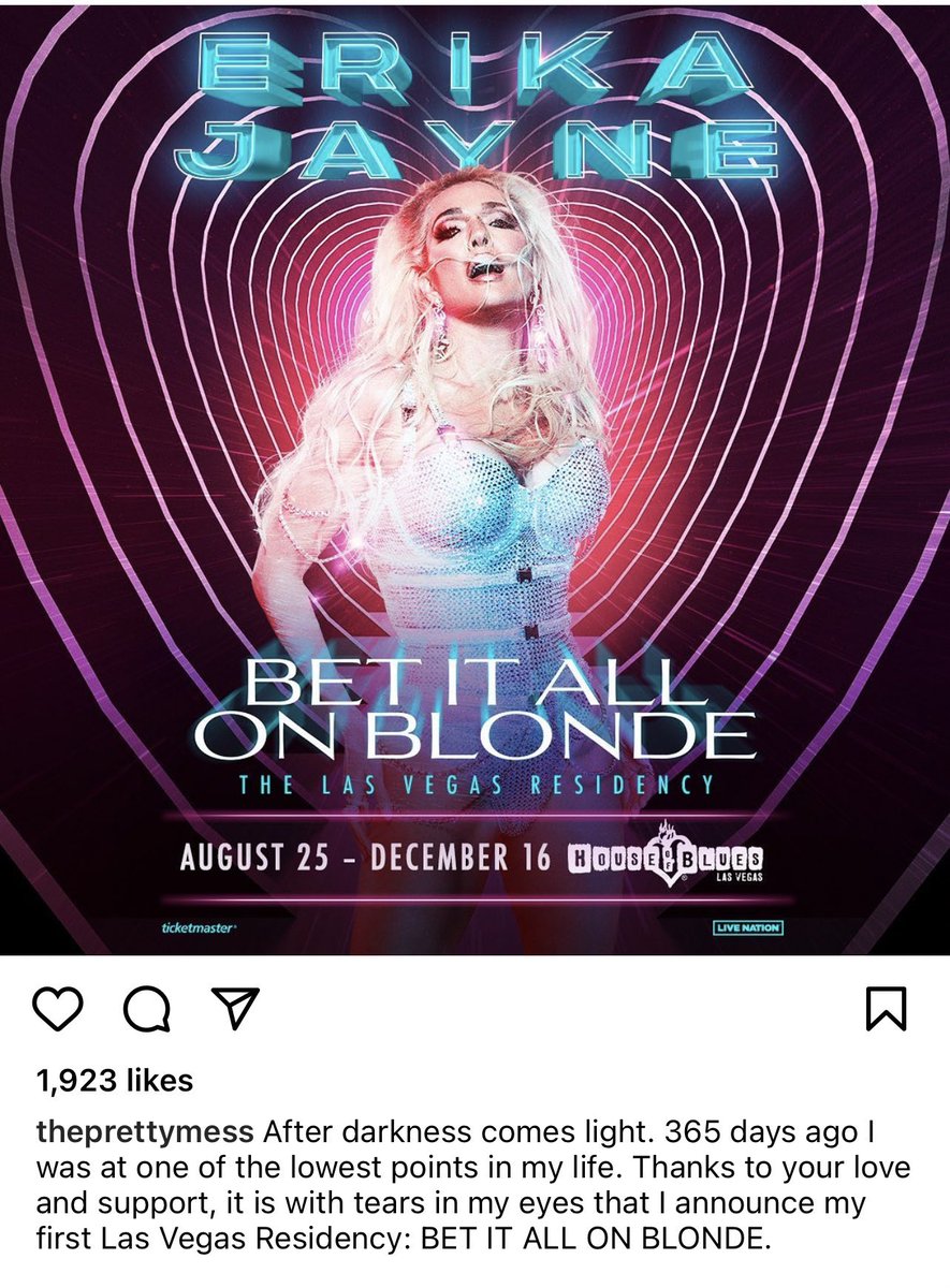 RealityTVBitch1's tweet image. I’m not a fan of @erikajayne but I gotta give her props! This is amazing. Congratulations to the Hot #PrettyMess #RHOBH