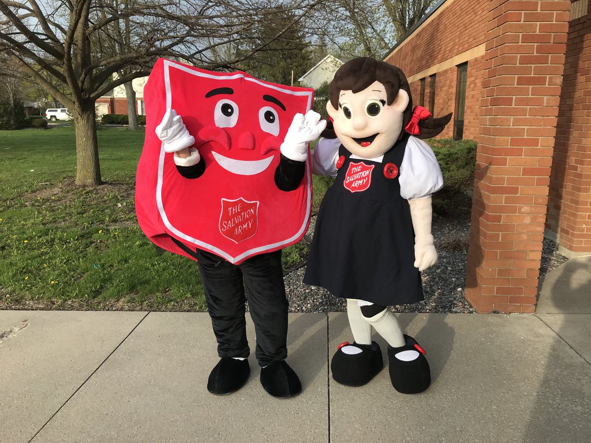 Sally Ann and Shieldy on duty tonight.  Giving Hope Today.