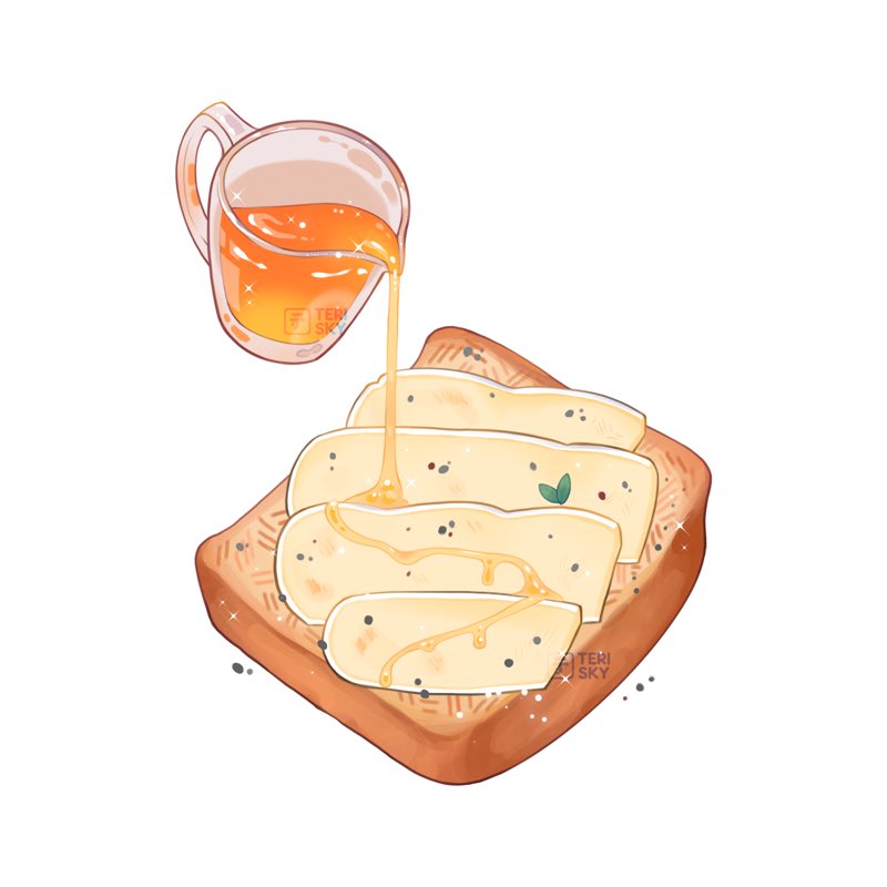 Honey Brie Toast 🍯🧀🍞