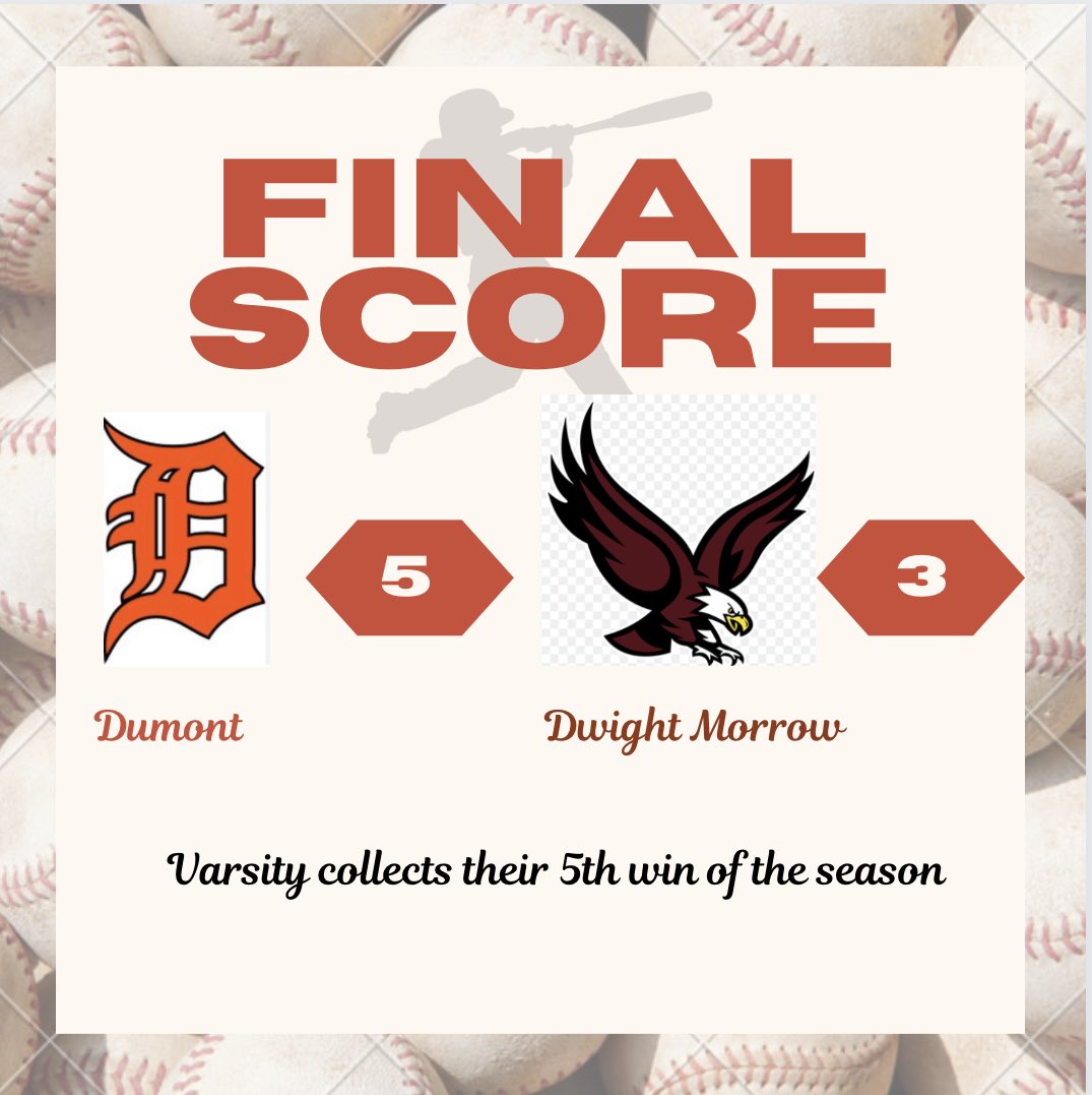 Dumont Huskies Baseball tweet media