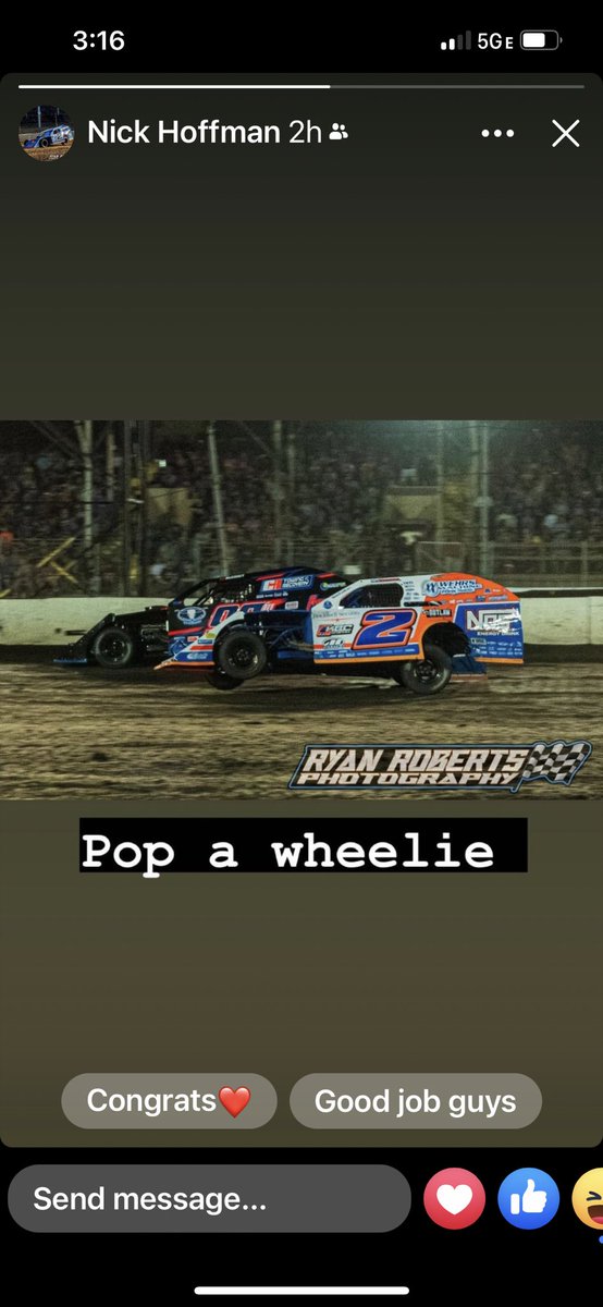 Kenny Wallace on Twitter "HEY Wallace! What? Your car wheelies up too