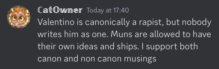 arachnolust's tweet photo. @PentagramBlues was moreso referring to this

val canonically being a r*pist has nothing to do with erasure. that was not the take you thought it was. second sc should be self explanatory. https://t.co/j5iBUtqkFK