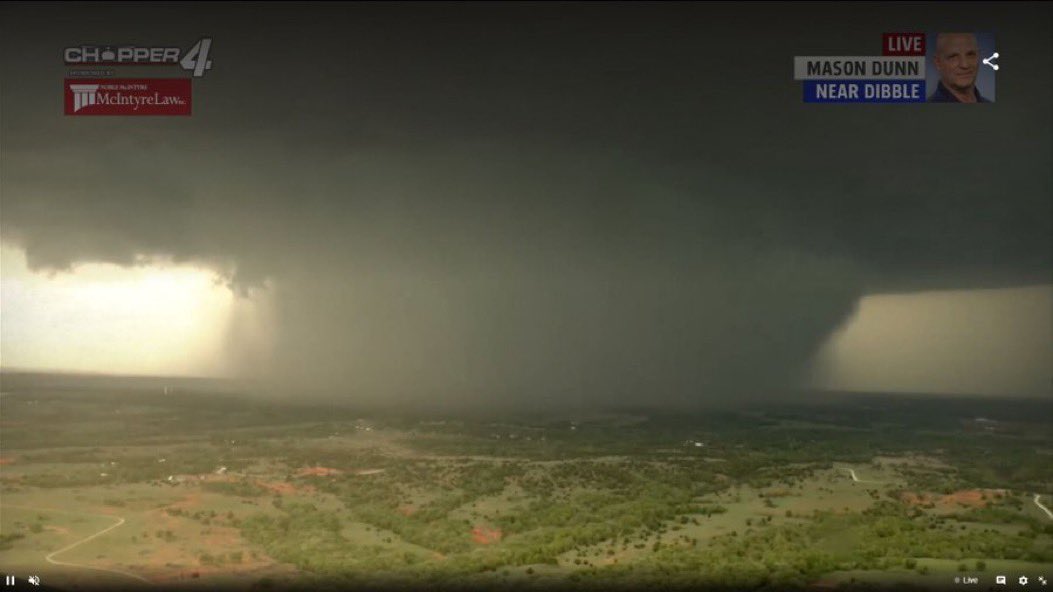 JoshHasAProblem's tweet photo. Yep, this violent wedge is still on the ground. not good https://t.co/ssvWKScIU9