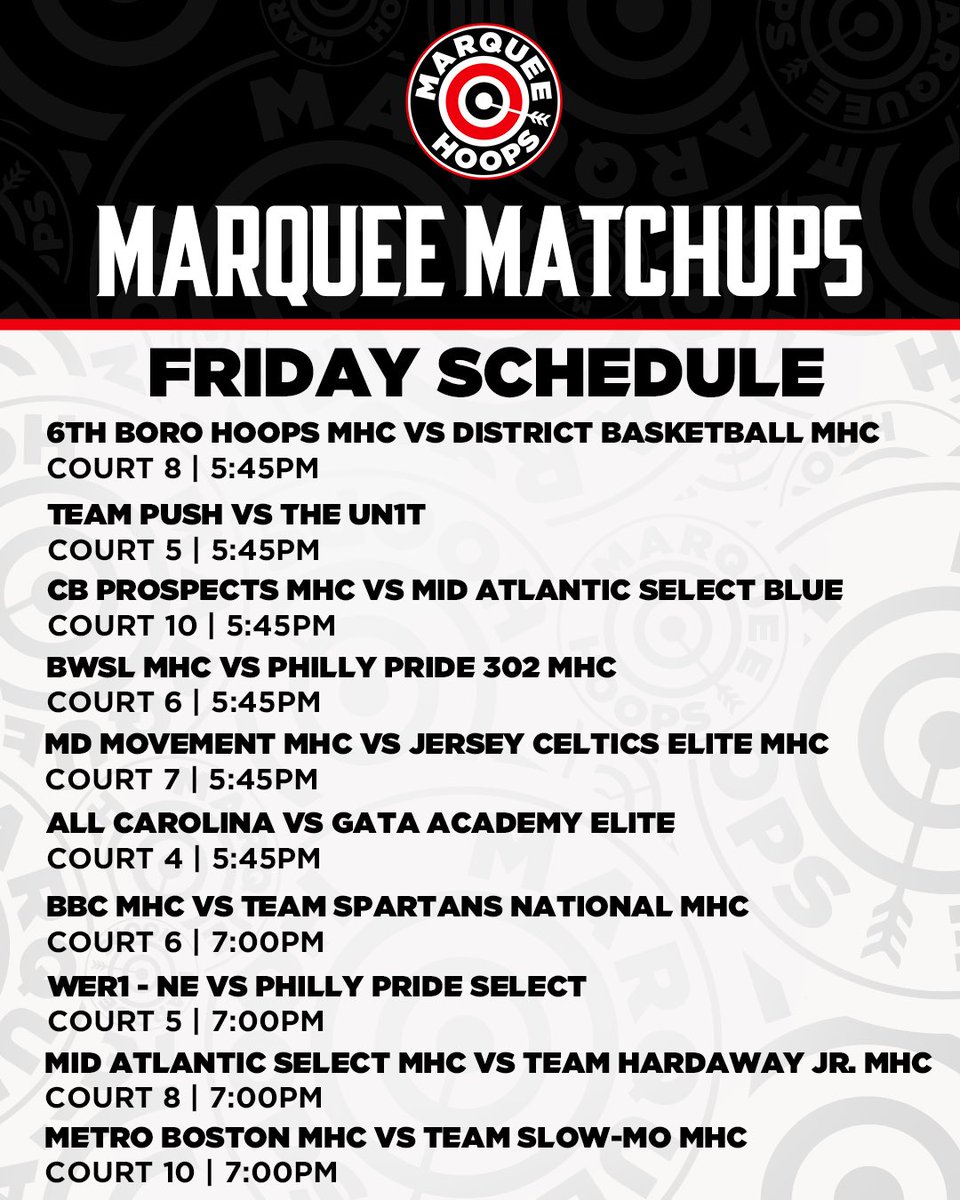 MADEHoopsGirls's tweet photo. 🚨Opening day of our DC Jumpoff is less than 48 hours away! Here are some of our Marquee Matchups to watch this Friday Night! #DCJUMPOFF🎯 https://t.co/VfcbwyQzxa