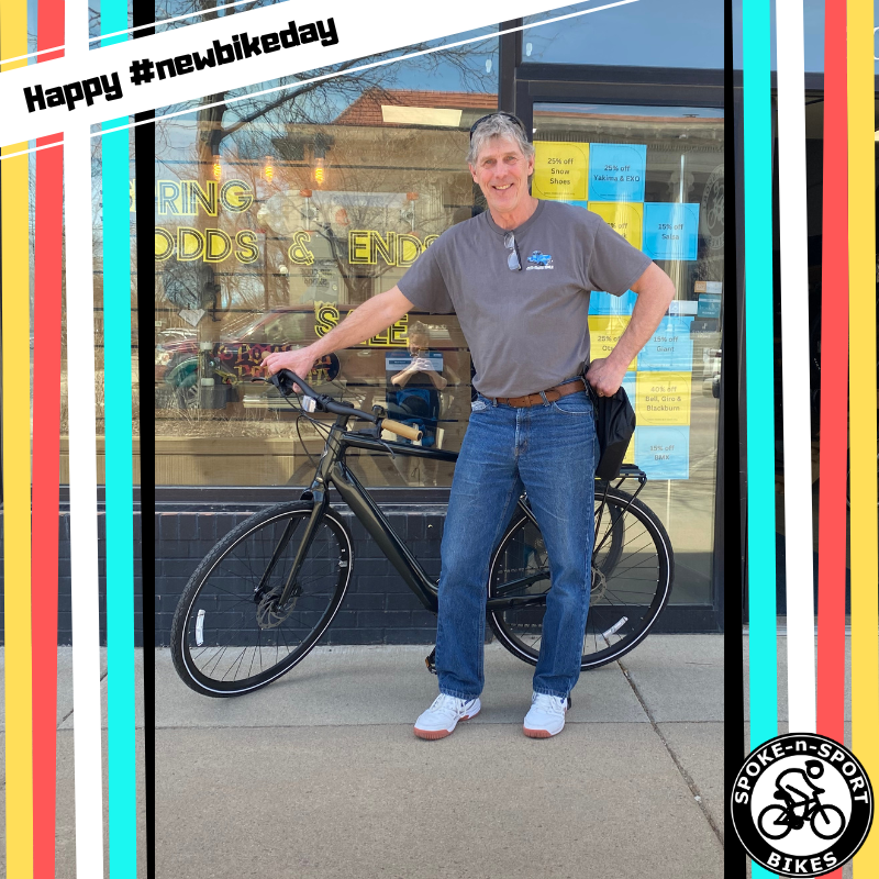 spokensport's tweet photo. Happy New Bike Day Jon! We hope everyone can keep up with you on your new Voya.
#luvmysnsbike #newbikeday #brookingssd #ridesns #spokensportbikes #bikesforeveryone #spokensportbrookings #pedalmomentum #ebikelife #cyclinglove https://t.co/90jHYZaFpw