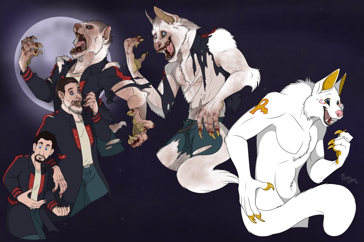 WereSchnauzer's tweet photo. TF COMMISSIONS : 4/5 SLOTS AVAILABLE! SFW ONLY. $110, PayPal or VenMo. My paycheck got screwed up and is short. (,: #WerewolfWednesday #TFTTuesday #furry #furryart https://t.co/hwvLah1mGx