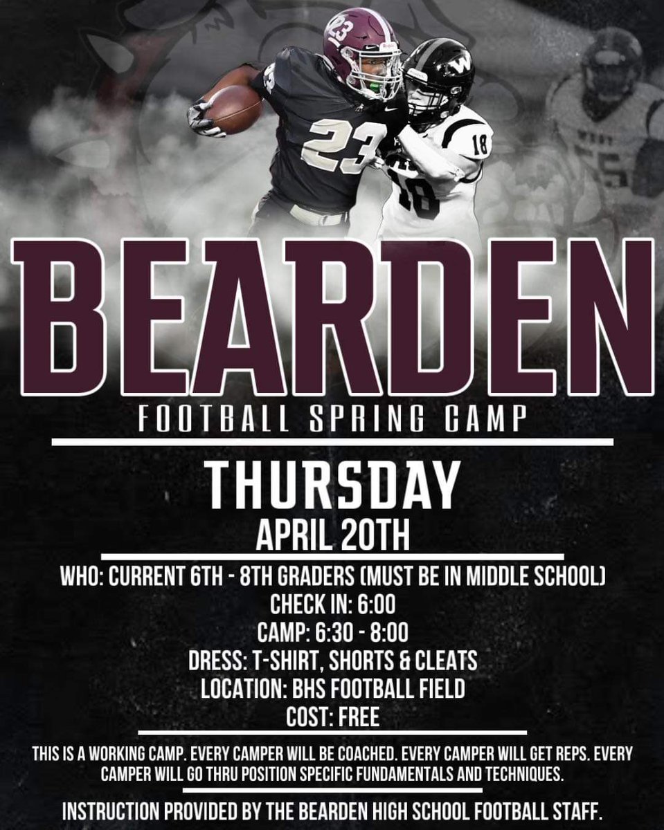🚨🚨🚨 Come get REPS. Come get COACHED. Come get BETTER. Come have FUN… We will WORK!!! Thursday night. #DawgsCamp