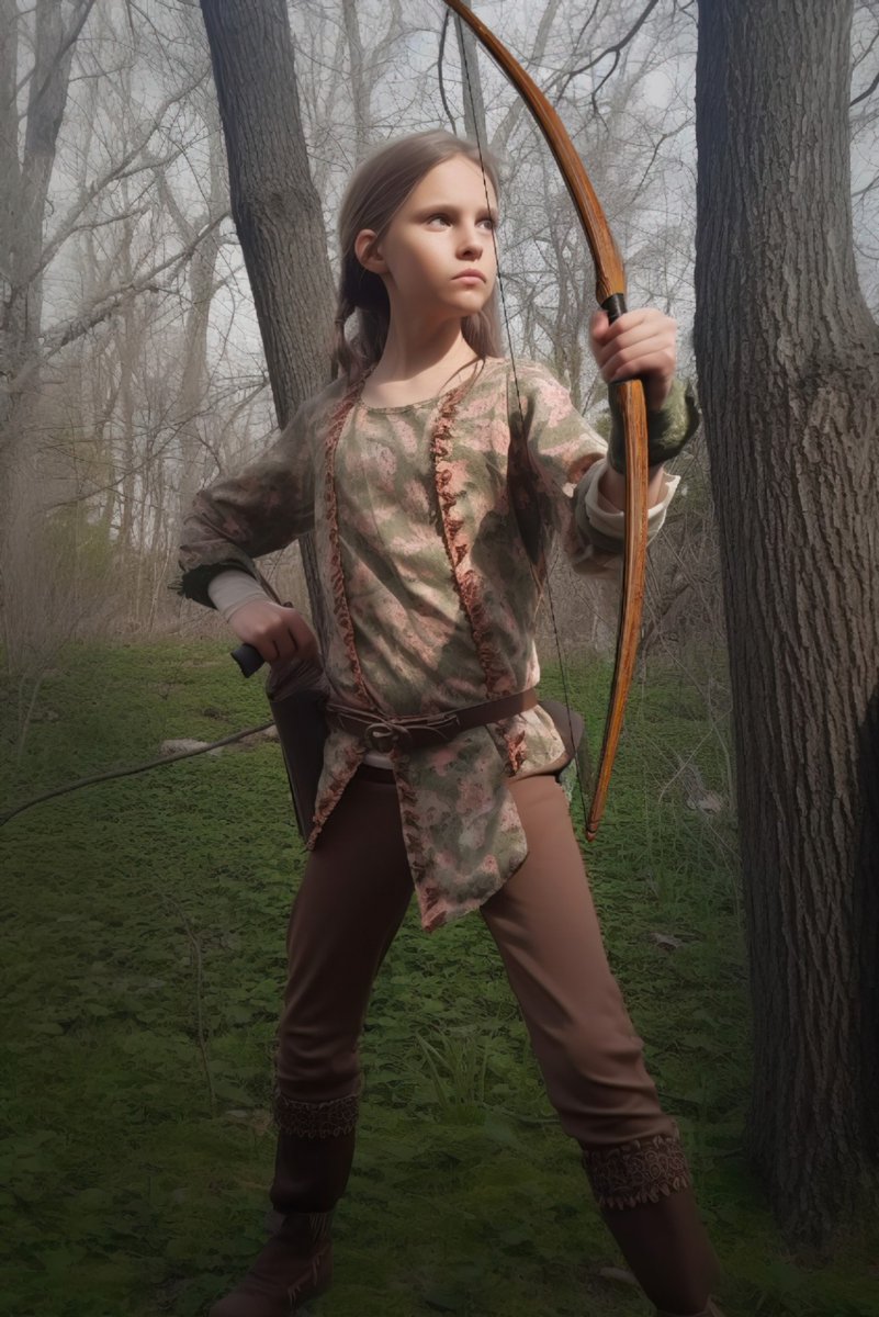 My daughter Lucy as a ranger as imagined by Midjourney AI. Very nice.