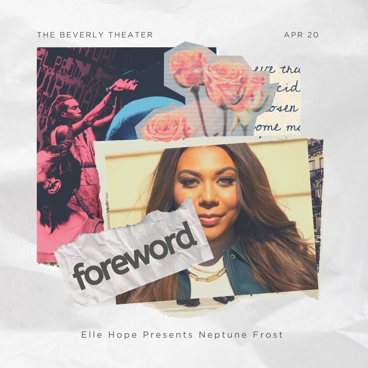 Ldancingqueen's tweet photo. Tomorrow.
New Poems.
Iconic Film.
Phenomenal Vibez.

Tickets : https://t.co/dK1Wr6uaqc https://t.co/i8VGtFfgDz
