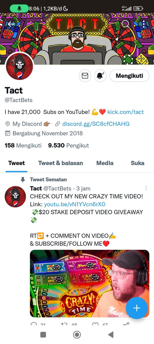 Siapa6262's tweet photo. @TactBets Done 
Stake : Kntl11 https://t.co/TgibFmP3Jm