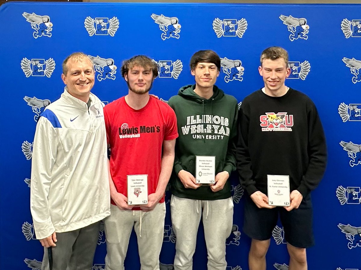LWEBVBALL's tweet photo. Congratulations Tyler, Brenden, and Joey on your college signing day! @LewisMVBall @iwumvb @SXUmensvball @LWEastAthletics https://t.co/6iuds2yOfp