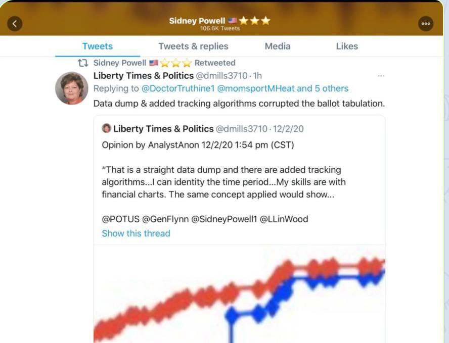 DM3710Liberty's tweet image. #ElectionFraud #ForeignElectionInterference #CyberCrime

“Data dump &amp;amp; added tracking algorithms corrupted the ballot tabulation.”