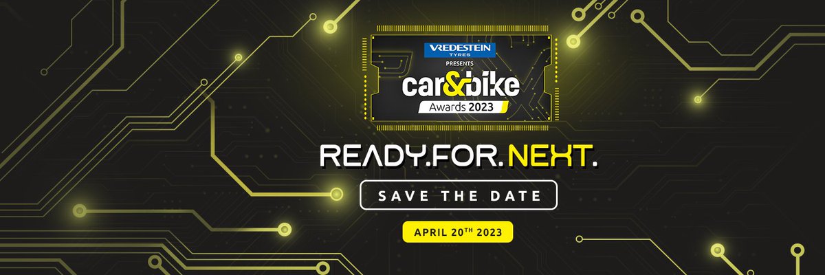 It's finally the day of car&bike Awards 2023! Presented by @VredesteinIndia

India's #MostCredibleAutoAwards are back for the 18th edition! With new categories, segments, and a whole lot more.

Watch this space for updates! 

#ReadyForNext #CNBAwards2023