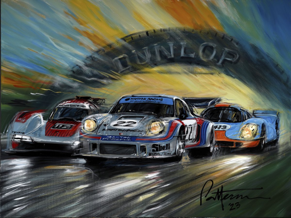 A recent commission for a serious Porschephile!