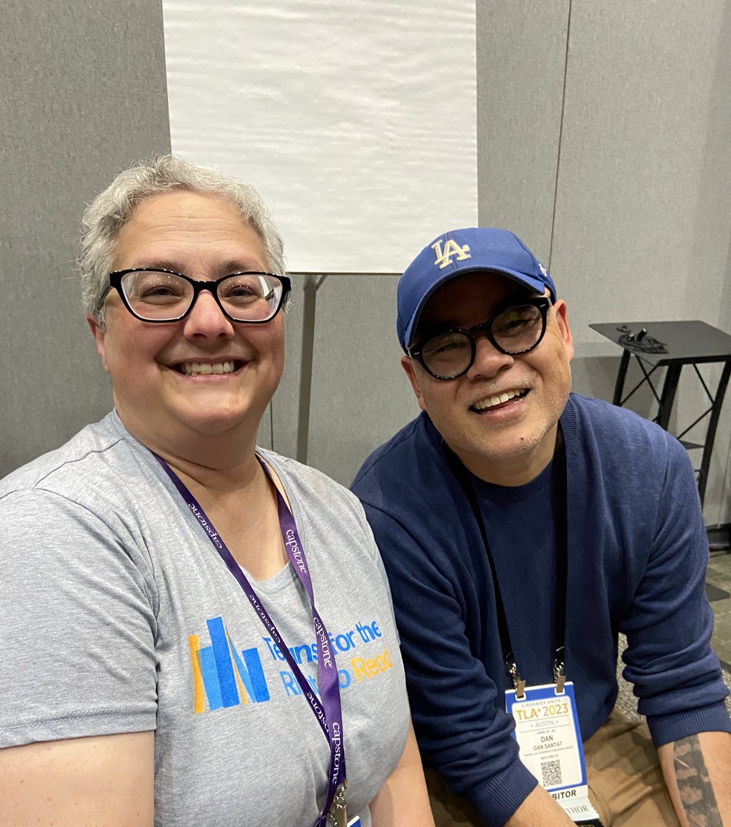 Lisa Lopez (@llopez_lces) on Twitter photo Meeting my favorite author/illustrator <a href="/dsantat/">Dan Santat</a> after TXLA sketch off event!! #txla23 #TeamSISD #SISDLibraries #SISD_Reads Meeting my favorite author/illustrator <a href="/dsantat/">Dan Santat</a> after TXLA sketch off event!! #txla23 #TeamSISD #SISDLibraries #SISD_Reads