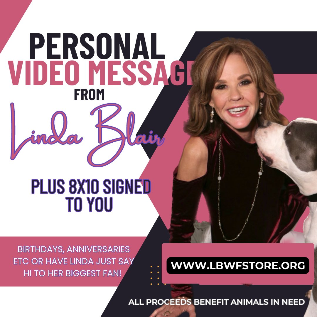 Hey friends! So I read and listened to your requests and I’ve decided I would do a few cameo type video messages for ya as a fundraiser for the rescued companion animals in need! There are a handful available!  Thank you for helping me help them! Hugs❤️🐶lbwfstore.org/autographs