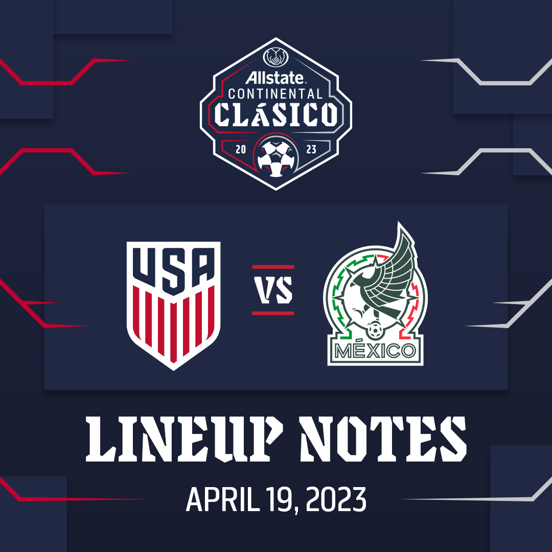 USMNT's tweet photo. Notable:

- @thewalkerzim captains us for the 9th time ©️
- @yedlinny becomes the 13th player to make double-digit appearances versus Mexico 1️⃣3️⃣
- @SeanJohnGK currently holds the longest shutout streak in #USMNT history at 759 min 🚫

More Lineup Notes » https://t.co/gs25GbIzO3 https://t.co/nMZvnxU37O