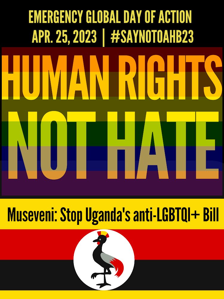 HealthGAP's tweet photo. Everyone deserves the freedom to live fully, authentically and safely. We stand with @CFE_Uganda to reject this unlawful, deadly, anti-African agenda. 

Join us on Tuesday to #SayNoToAHB23! https://t.co/kJ6I8JwH88