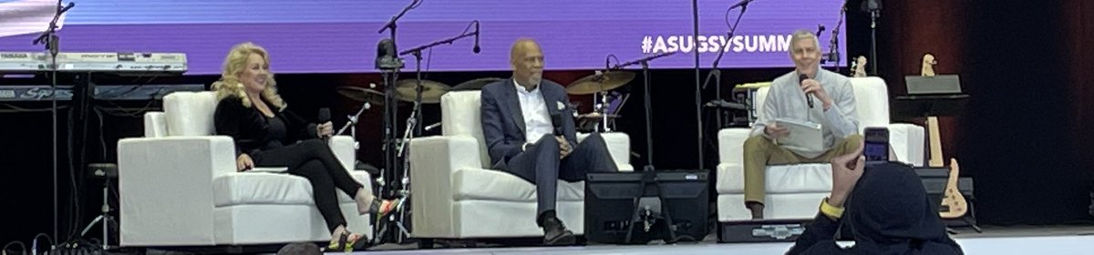 Phenomenal ending to a great conference listening to Kareem about social justice