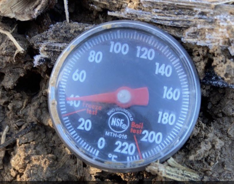 A story in three parts:

1. Last year, it was cold, but we planted &amp; it stayed cold  &amp; got wet.

2.  The field had a 226 bpa APH

3.  At harvest, the field was 50 bpa less than corn we planted two weeks later into warm soils.   

Photo <a href="/NicoleStecklein/">Nicole Stecklein</a>