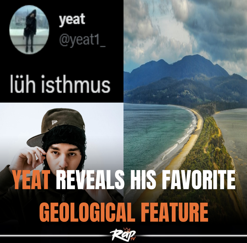 JUST IN: Yeat reveals his favorite geological feature‼️👀