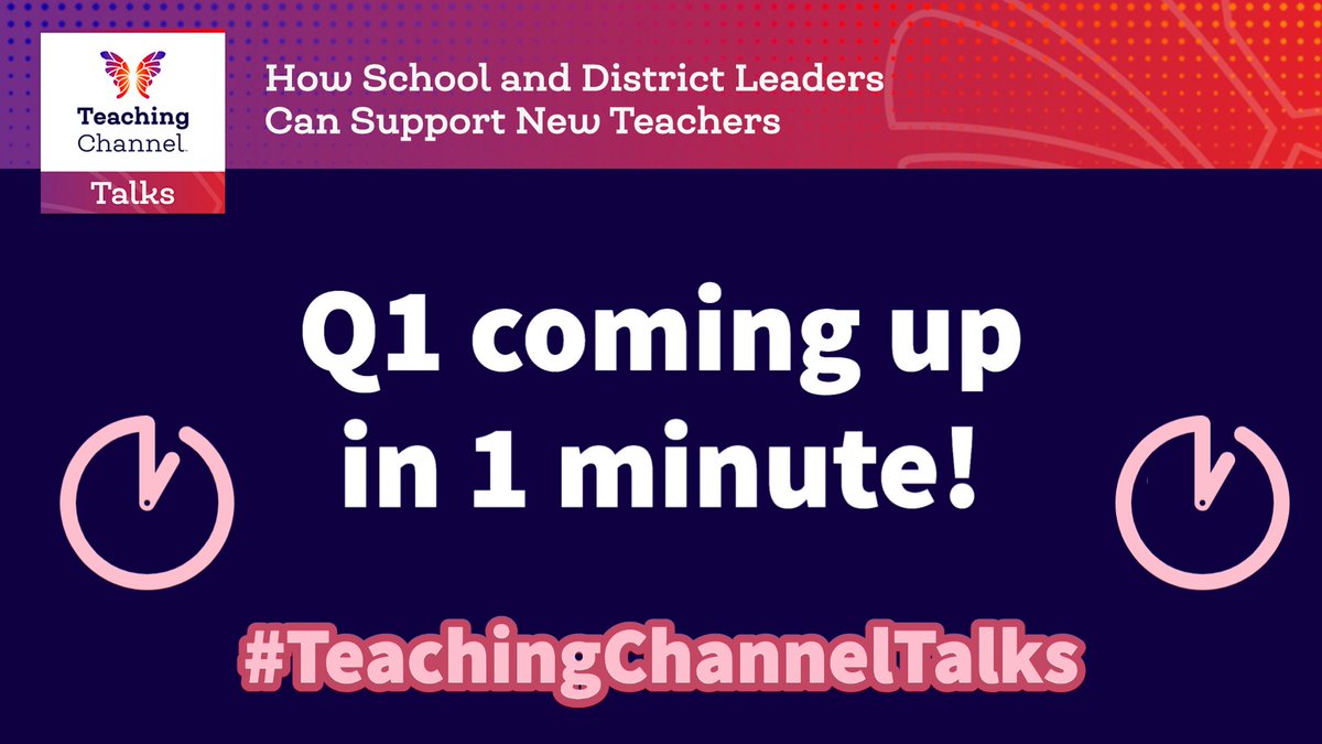 SteinbrinkLaura's tweet image. Q1 is coming up in 1 minute! #TeachingChannelTalks