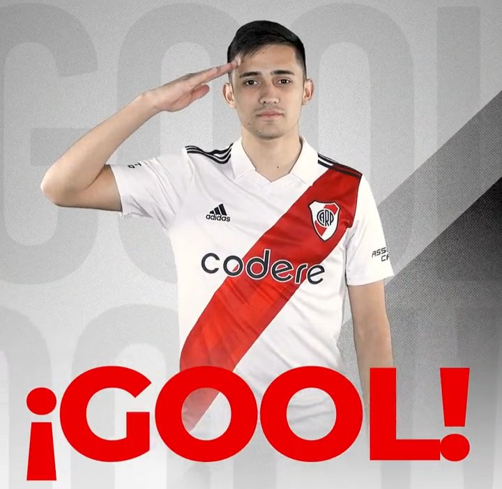 LPF_Brazil's tweet photo. GOOOOOOOOOOOOOOOOLAÇO! ⚪🔴 | #libertadores 🏆

PARA FECHAR O MASSACRE!
@RiverPlate 4 x 2 @ClubSCristal
 ⚽: De La Cruz, Barco (2) &amp; Solari https://t.co/bQB5SrTvbu