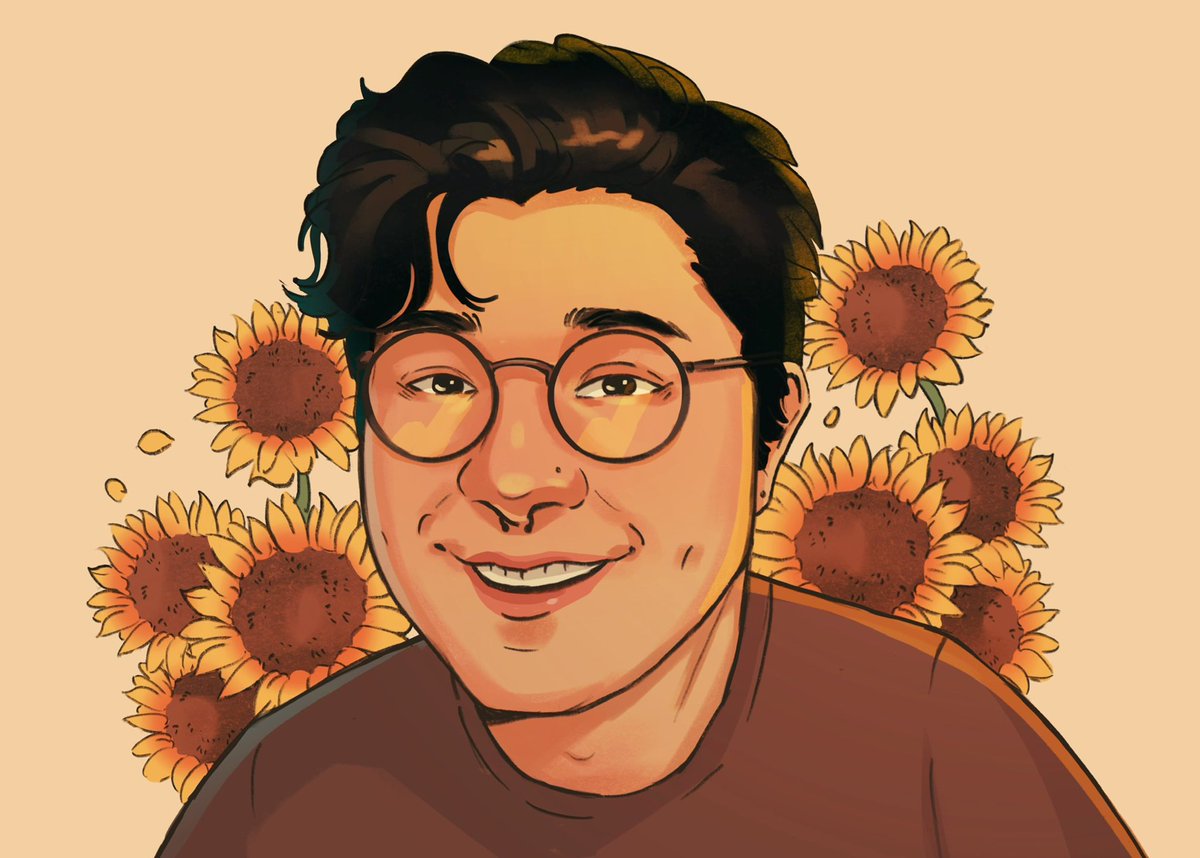 fun portrait comm for <a href="/SunflowsTV/">sunflows🌻</a> 💛🌻