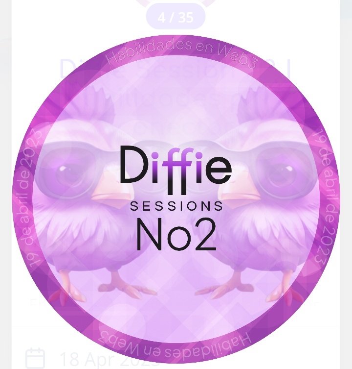 Mishelle_AA's tweet photo. Que si estoy feliz pues si. 💜 Gracias @diffieteam por la invitación.
Y feliz con mi PoAP, @fiorescan espero poder escuchar tu historia en una #DiffieSession https://t.co/QE9RT7zyJa