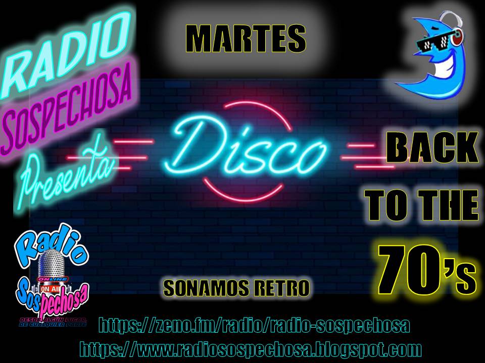 ESTAMOS EN VIVO,SINTONÍZANOS para recordar los temas que nos hicieron bailar al inicio de LOS 70´s, zeno.fm/radio/radio-so… 
Te  esperamos,"Desde algún lugar de cualquier parte".Siempre contigo. SONAMOS RETRO.