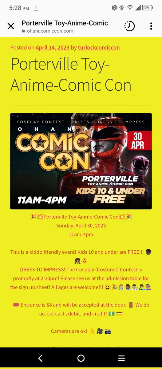 buppigonzalez's tweet photo. #comiccon #porterville https://t.co/Xt2ztnbhxq