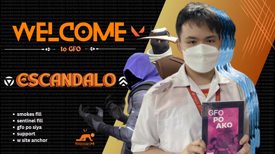 gfoval's tweet photo. GFO would like to announce it’s second fill player because why not?

We are lucky to have someone like GFO escandalo. Good to have you here, @adonisgbar https://t.co/06Du62y1QC