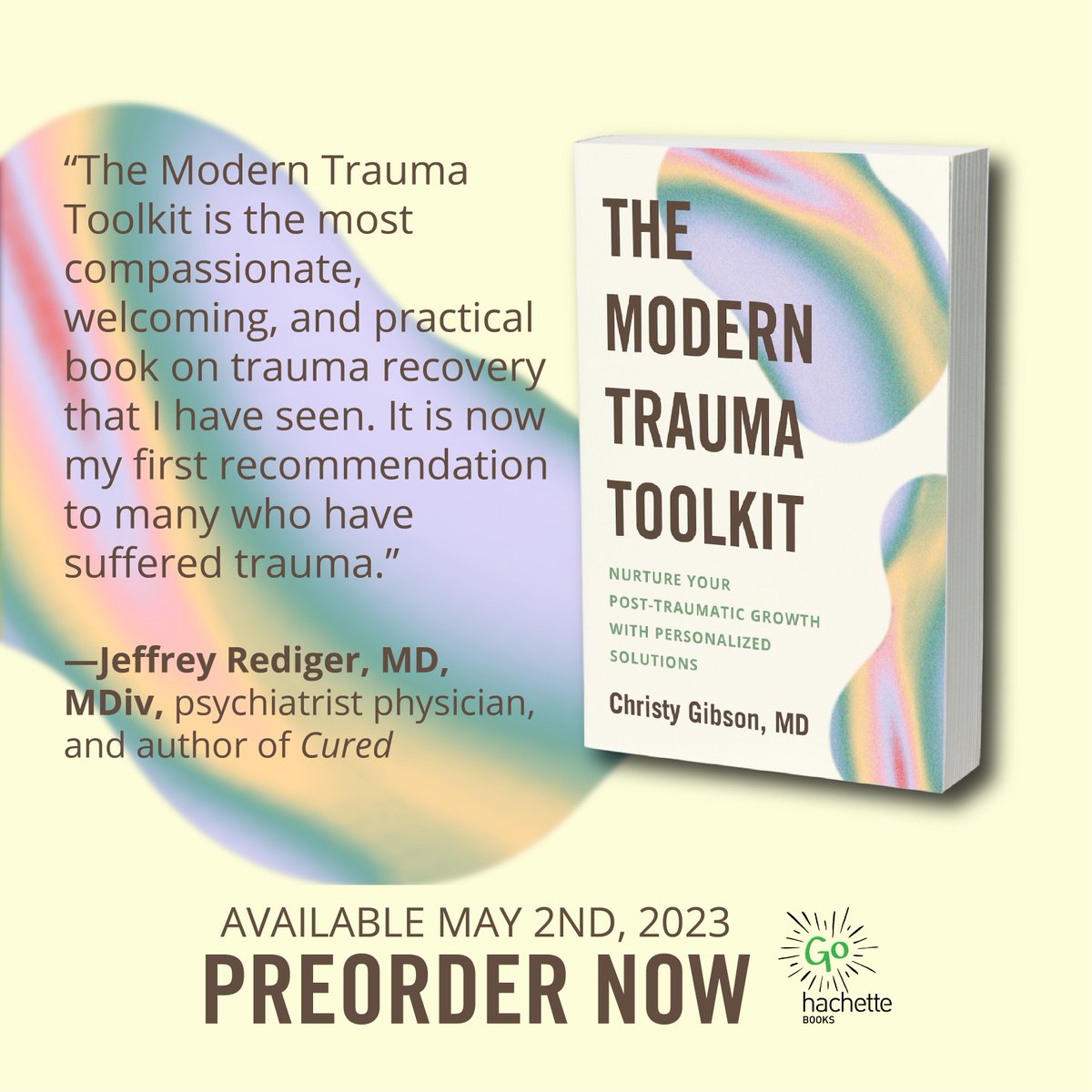 ModernTrauma's tweet photo. I am so honored to be endorsed by Dr. Jeff Rediger - teaching psychiatrist at a Harvard-affiliated site and author of Cured. https://t.co/M6SWf3z2y0 https://t.co/5MW3pjEUQ4