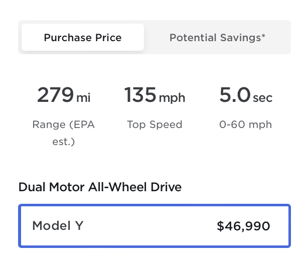 SawyerMerritt's tweet photo. Starting prices:
• Tesla Model 3 RWD (with federal incentive): $36,240
• Toyota Camry XSE V6: $36,645
• Honda Accord Touring Hybrid: $37,890

• Toyota RAV4 Hybrid Limited: $39,030
• Honda CR-V Sport Touring Hybrid: $39,100
• Tesla Model Y AWD (with fed incentive): $39,490