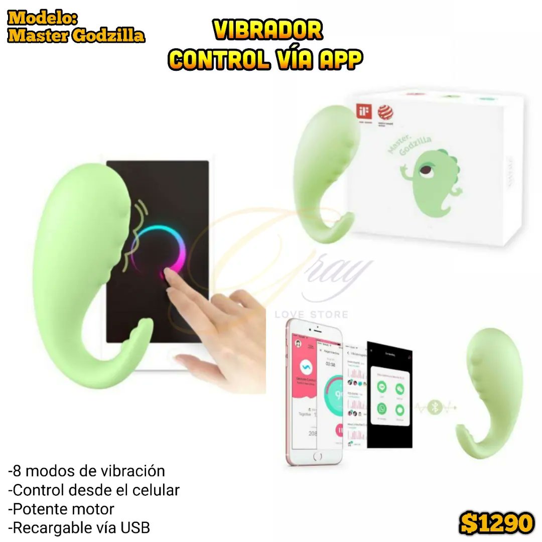 GrayLoveStore's tweet image. PRODUCTO NUEVO 🎉🎉🔥
Vibrador con control desde celular, 8 funciones de vibración 🥴, recargable 🔋 e impermeable 💦
Más modelos:
👉🏻 graylovestore.com/vibradores
📱 Pedidos:
 👉🏻 wa.me/524461357747
📦 Querétaro y todo México envíos

#SexShop #Queretaro #sexo #orgasmo #vibrador