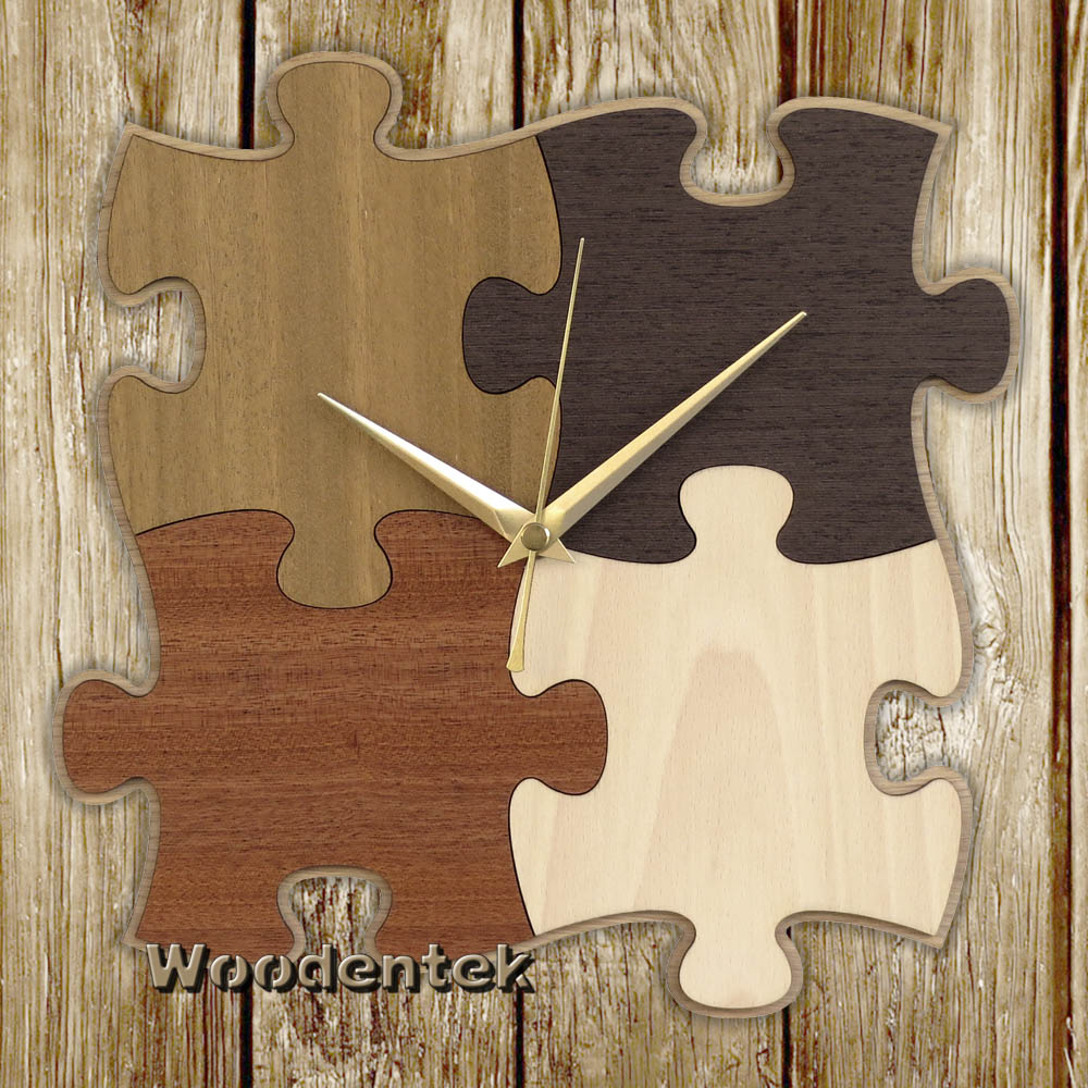 woodentek's tweet image. Handmade #Puzzle wooden clock  #ATSOPRO #SPRINGBOK - WorldwideShipping  etsy.com/listing/590127…