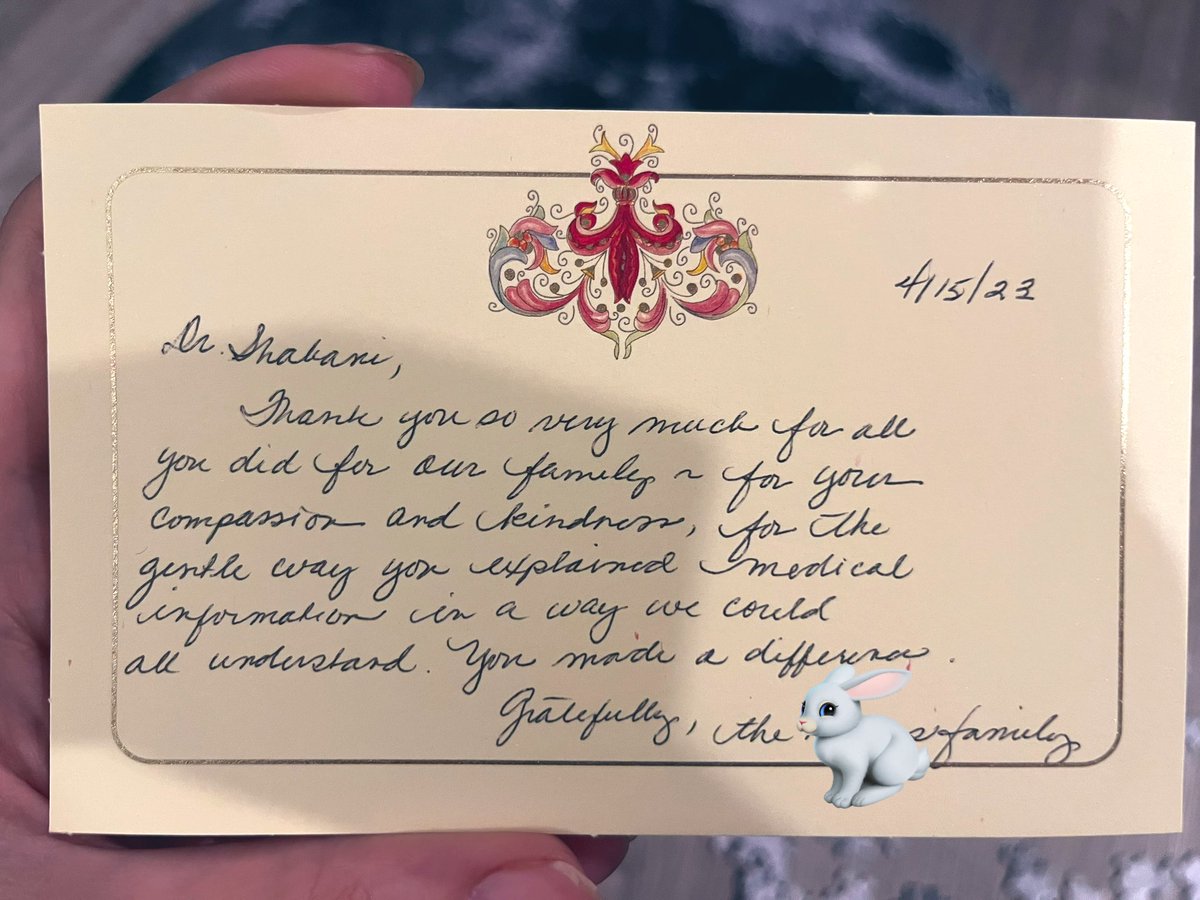 Right when you are immersed in self doubt, What’s better than a reminder from your patient that “you made a difference”. ☺️ 
Feeling lucky and grateful to be doing what I LOVE to do