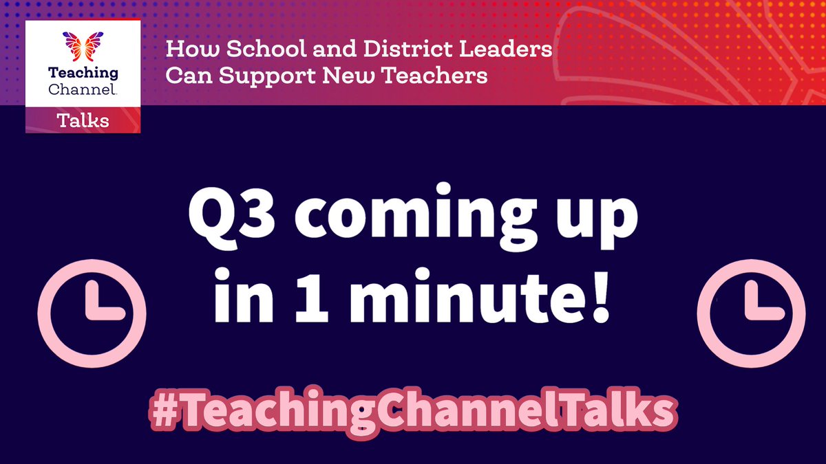 SteinbrinkLaura's tweet image. Q3 is coming up in 1 minute! #TeachingChannelTalks