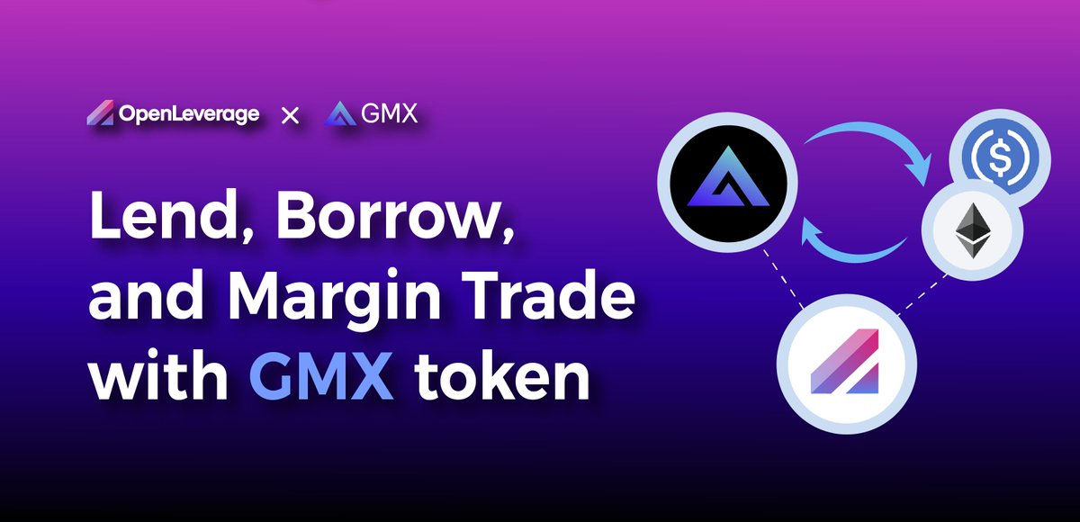 OpenLeverage's tweet photo. 🌟Launching Money Market for $GMX

With @GMX_IO &amp; #OpenLeverage, you can:

✅Use $GMX as collateral to borrow $ETH or vice versa
✅Deposit $GMX token to the lending pool to generate interest
✅Enjoy incentivized lending &amp; borrowing with major rewards
 
▶️https://t.co/Pevfnv3nA7 https://t.co/LEP8U7Mq3n
